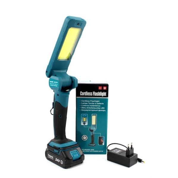 Аккумуляторный LED фонарь Makita DML801X (24V, 5AH) с поворотной лампой 5672 фото