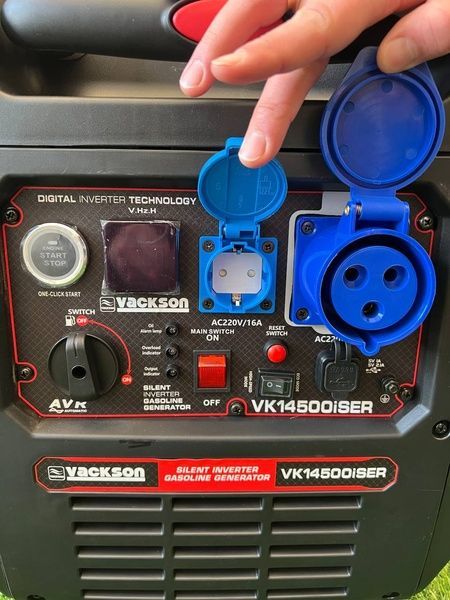 Інверторний генератор Vackson VK14500iSER 4.5 кВт с Електростартером та Пультом ДК, тихий бензиновий генератор VK14500iSER (4.2-4.5 кВт) фото