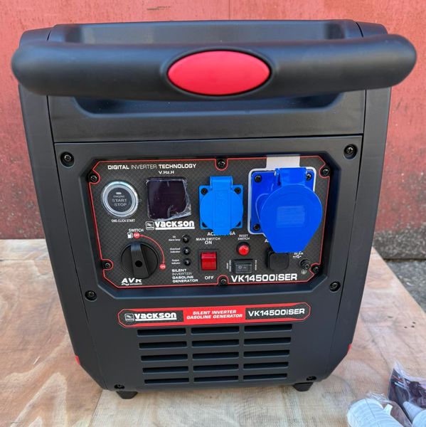 Інверторний генератор Vackson VK14500iSER 4.5 кВт с Електростартером та Пультом ДК, тихий бензиновий генератор VK14500iSER (4.2-4.5 кВт) фото