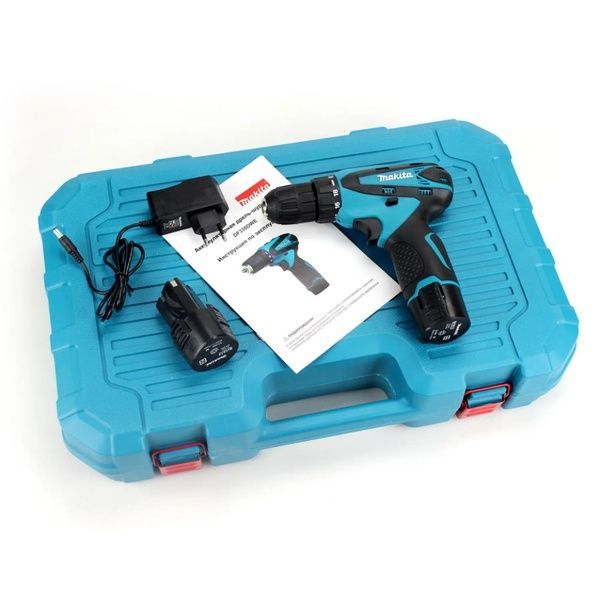 Шуруповерт Makita DF330DWE (12v, 2ah) с Большим набором инструментов + Тестер (КИТ-5) 103 фото