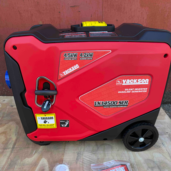 Інверторний генератор Vackson VK14500iSER 4.5 кВт с Електростартером та Пультом ДК, тихий бензиновий генератор VK14500iSER (4.2-4.5 кВт) фото