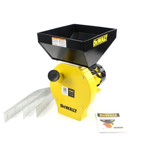 Зернодробарка DeWalt DWS 4200 (4.2 кВт, 230 кг/год). Кормоподрібнювач для зерна і качанів кукурудзи DeWalt DWS 4200 фото