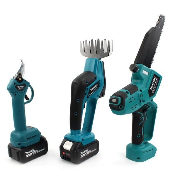 Аккумуляторный набор 4в1 Makita 36V (Пила DUC190Z + Секатор DUP365 + Ножницы кусторез DUM111SYX + Степлер садовый) 753 фото