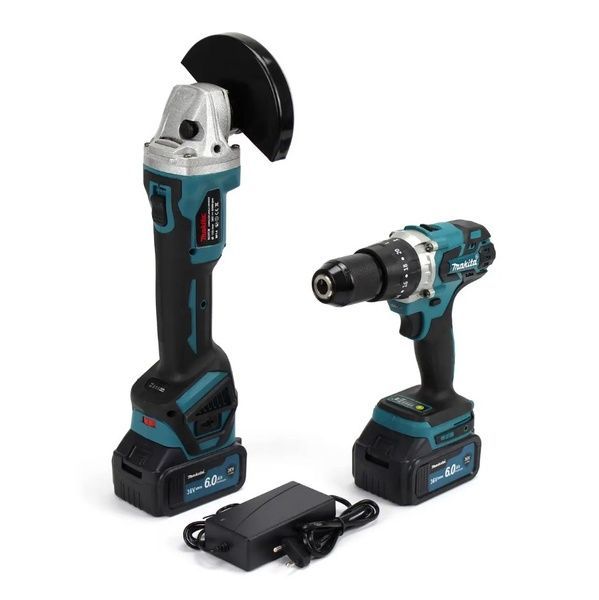 Набор 2в1 АКБ Makita 36V (Шуруповерт DTW485 + Болгарка 9237CB) Набор 2в1 Макита набор 2в1 фото