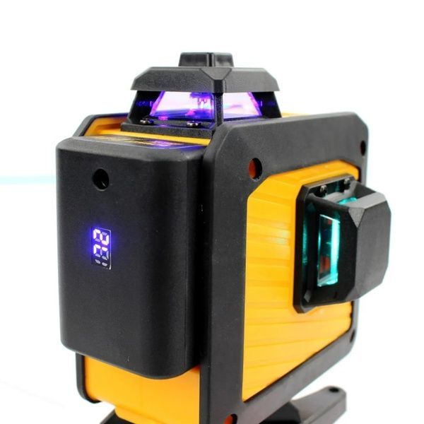 Аккумуляторный лазерный уровень DeWalt DCLE34032N 4D 16 лучей (24V, 5AH). АКБ нивелир Деволт E34032N фото