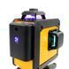 Аккумуляторный лазерный уровень DeWalt DCLE34032N 4D 16 лучей (24V, 5AH). АКБ нивелир Деволт E34032N фото 3