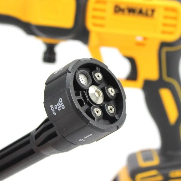 Аккумуляторная ручная мойка DeWalt DCPW550B (36V, 6Ah, 26bar), АКБ мойка Девольт 550B фото