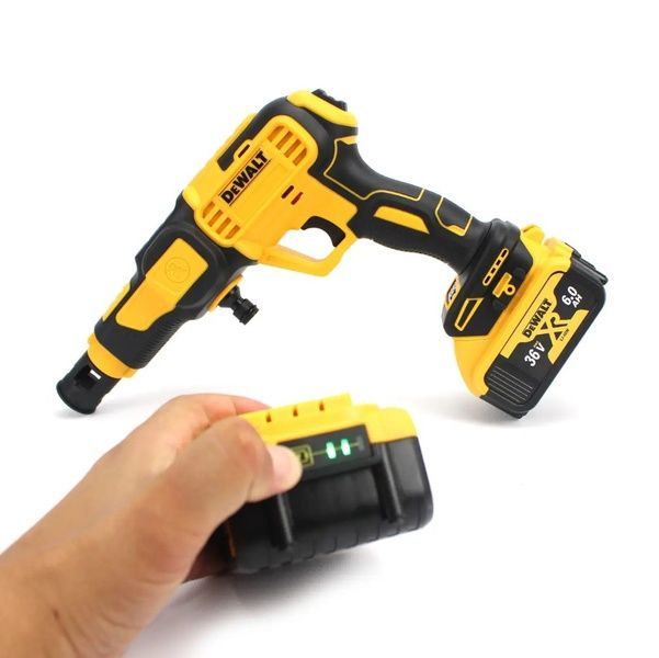 Аккумуляторная ручная мойка DeWalt DCPW550B (36V, 6Ah, 26bar), АКБ мойка Девольт 550B фото