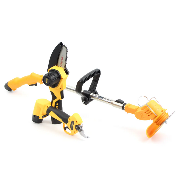 АКБ набор 3в1 DeWalt (триммер DCMST152N 24V + секатор DCMP240P1 12V + мини пила DCM150N 12V) 57889 фото