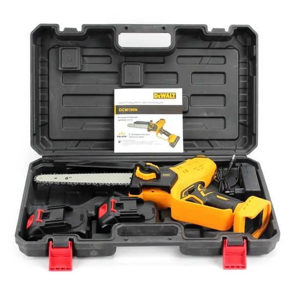 Акумуляторна мініпила DeWalt DCM190N (24V, 5 Аh), з індикатором заряду й автоматичним змащенням ланцюга DCM190N фото