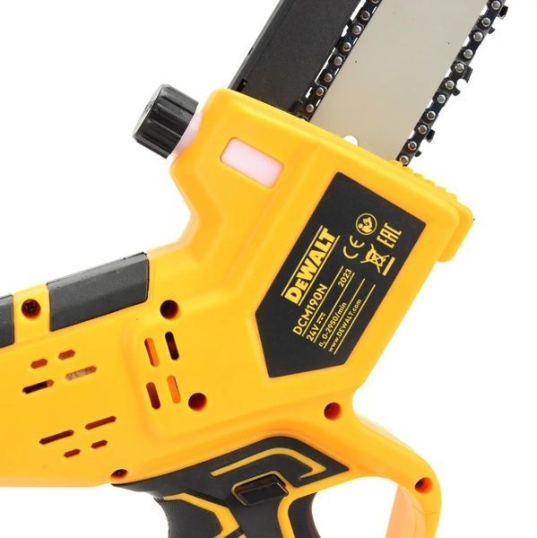 Акумуляторна мініпила DeWalt DCM190N (24V, 5 Аh), з індикатором заряду й автоматичним змащенням ланцюга DCM190N фото