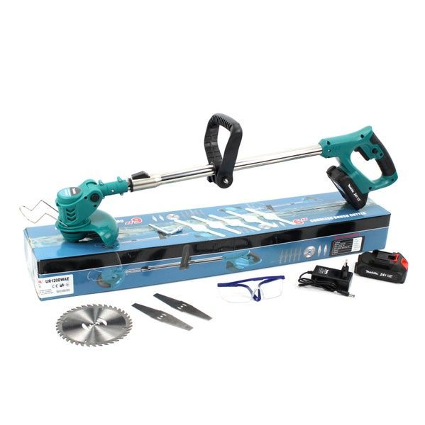 Аккумуляторный триммер Makita UR120DWAE (24V, 5AH) АКБ триммер Макита Т01-002 фото