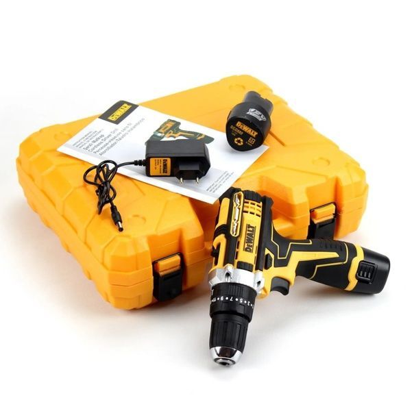 Ударний шуруповерт DeWALT DCD680 (12V 2AH) з малим набором інструментів (КІТ-7) Деволт КИТ-7 фото