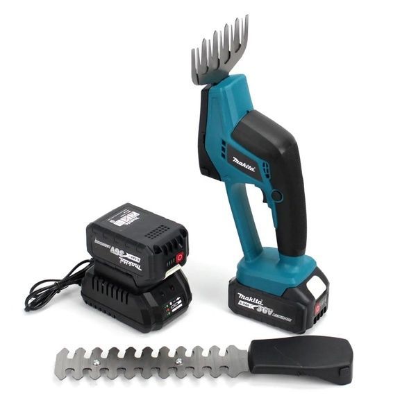 Аккумуляторные ножницы-кусторез Makita DUM111SYX (36V 6.0Ah), АКБ ножницы для травы Макита 111SYX фото