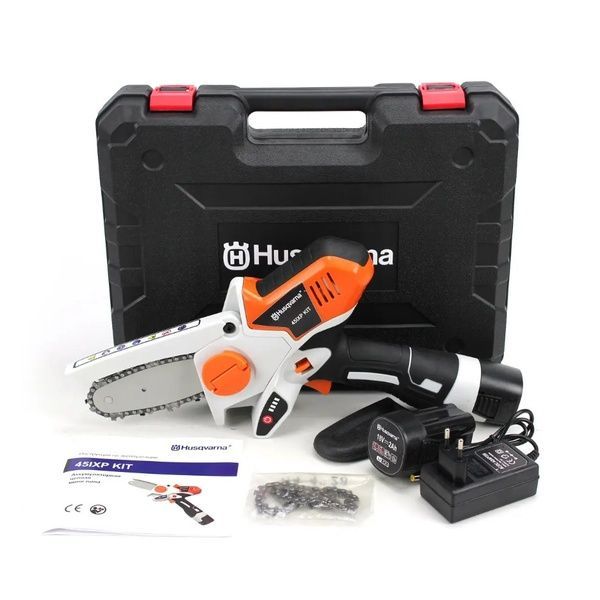 Аккумуляторная мини-пила Husqvarna 45iXP KIT (18V, 2Аh) АКБ веткорез Хускварна 45iXP KIT 45iXP KIT фото