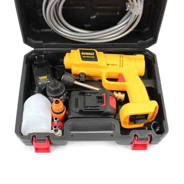 Акумуляторна ручна мийка DeWalt DeWalt DCPW540B (36V, 6Ah, 26bar), АКБ мийка Деволт DCPW540B фото