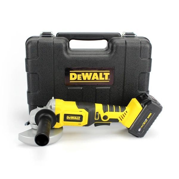 Акумуляторна болгарка DEWALT DCG405NT (48V, 6Ah) з регулятором обертів. УШМ Девольт DCG405NT фото