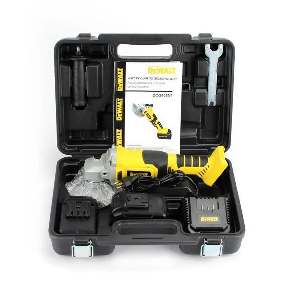 Акумуляторна болгарка DEWALT DCG405NT (48V, 6Ah) з регулятором обертів. УШМ Девольт DCG405NT фото