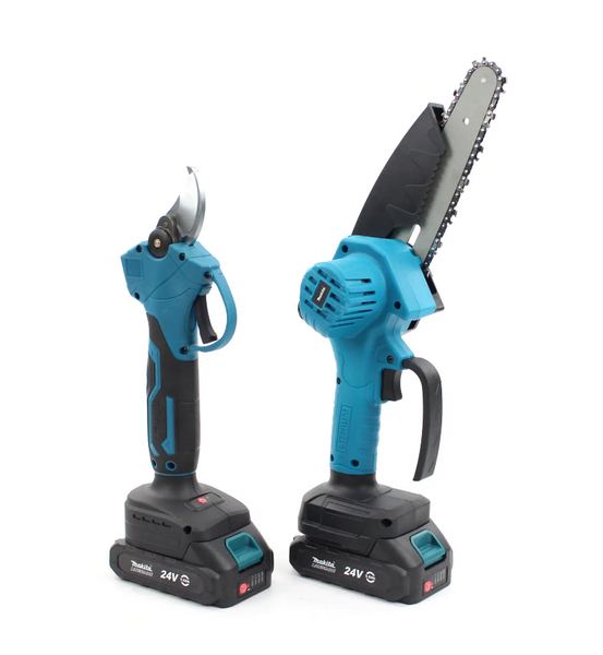 Аккумуляторный набор 2в1 Makita 24V (секатор DUP365Z + пила DUC155Z) Набор 2в1 Макита 09876382 фото