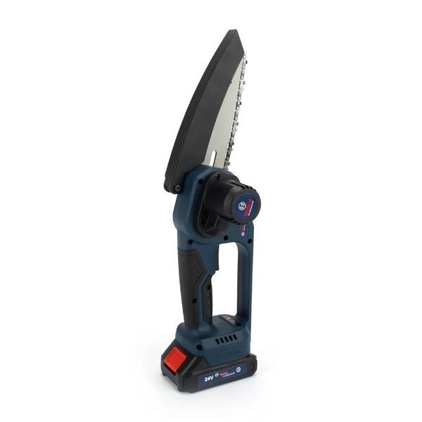 Аккумуляторная мини-пила Bosch UniversalChain 24 (24V, 4Аh) АКБ веткорез Бош / Шина 15см Bosch UniversalChain фото