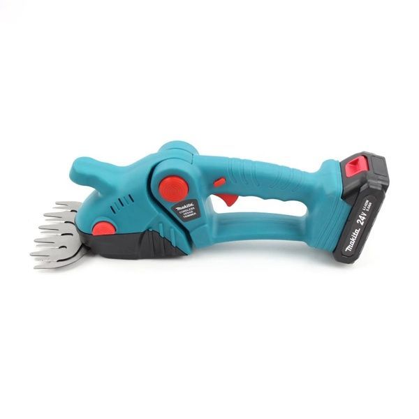 Аккумуляторные ножницы-кусторез Makita DUH253Z (24V, 5AH), АКБ ножницы для травы и кустов Макита 253Z фото