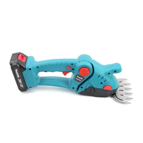 Аккумуляторные ножницы-кусторез Makita DUH253Z (24V, 5AH), АКБ ножницы для травы и кустов Макита 253Z фото