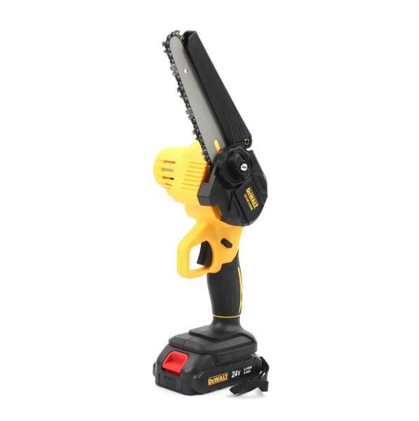 Акумуляторна міні-пила DeWalt DCM160N (24V, 5Аh, шина 15 см) з напівавтоматичним мастилом ланцюга 35346 фото