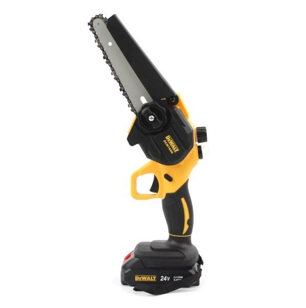 Акумуляторна міні-пила DeWalt DCM160N (24V, 5Аh, шина 15 см) з напівавтоматичним мастилом ланцюга 35346 фото