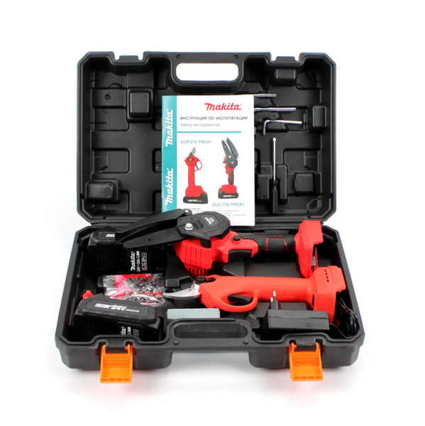 Акумуляторний набір 2в1 Makita PROFI 24V (секатор DUP270 + пила DUC150) Набір 2в1 Макіта 97545343 фото