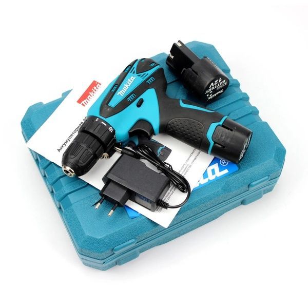 Шуруповерт Makita DF330DWE (12V 2Ah) с набором бит, сверл, насадок. Аккумуляторный шуруповерт Макита 51 фото