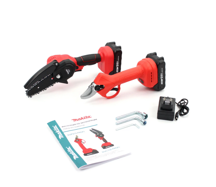 Акумуляторний набір 2в1 Makita PROFI 24V (секатор DUP270 + пила DUC150) Набір 2в1 Макіта 97545343 фото