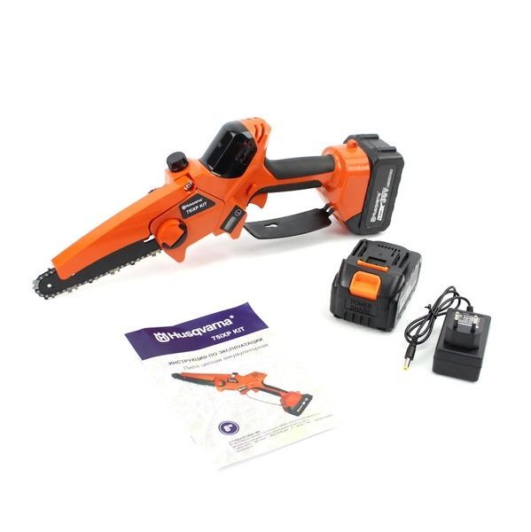 Акумуляторна міні-пила Husqvarna 75iXP KIT (36V, 6Аh) з індикатором заряду та масляним бачком 75iXP KIT фото