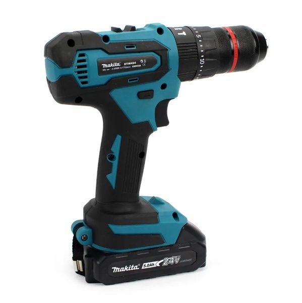 Ударный шуруповерт Makita DTW484 (24V, 5Ah) с набором инструментов. АКБ шуруповерт Макита DTW484 фото