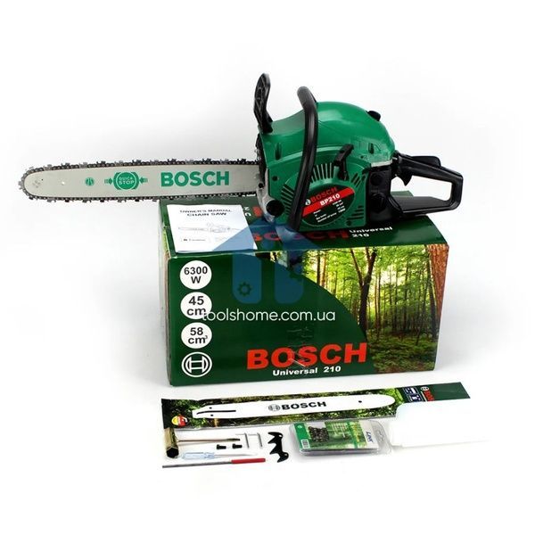 Профессиональная бензопила BOSCH BP 210 (шина 45 см, 6.3 кВт) Пила Бош BP 210 BP 210 фото