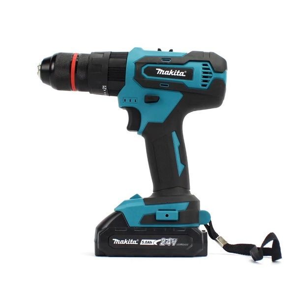 Ударный шуруповерт Makita DTW484 (24V, 5Ah) с набором инструментов. АКБ шуруповерт Макита DTW484 фото