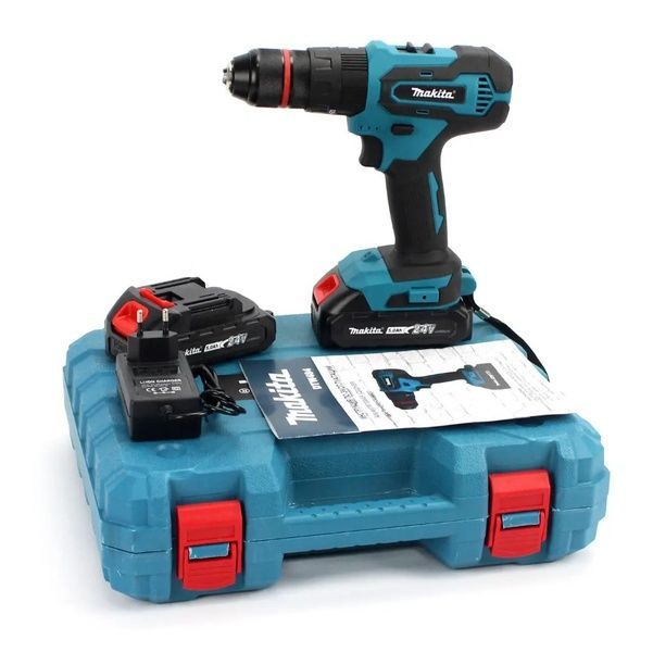 Ударный шуруповерт Makita DTW484 (24V, 5Ah) с набором инструментов. АКБ шуруповерт Макита DTW484 фото