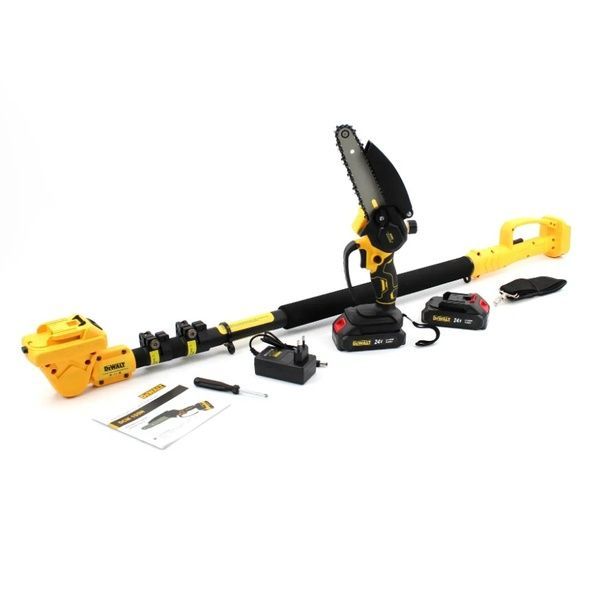 Набір 2в1 АКБ DeWalt 24V (Пила DCM155HN + Телескопічна штанга 2.6м) Набір 2в1 Деволт 45643 фото