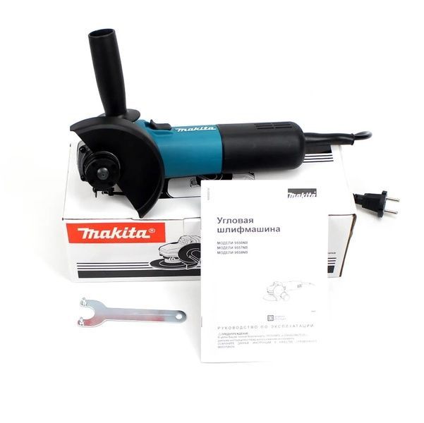 Болгарка Makita 9558 NH (840 Вт, &Oslash;125мм) Кутова шліфувальна машина Макіта 9558 NH фото