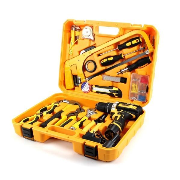 Ударний шуруповерт DeWALT DCD680 (12V 2AH) з великим набором інструментів (КІТ-9) Деволт КИТ-9 фото