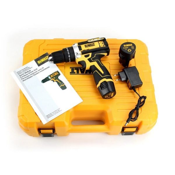 Ударний шуруповерт DeWALT DCD680 (12V 2AH) з великим набором інструментів (КІТ-9) Деволт КИТ-9 фото