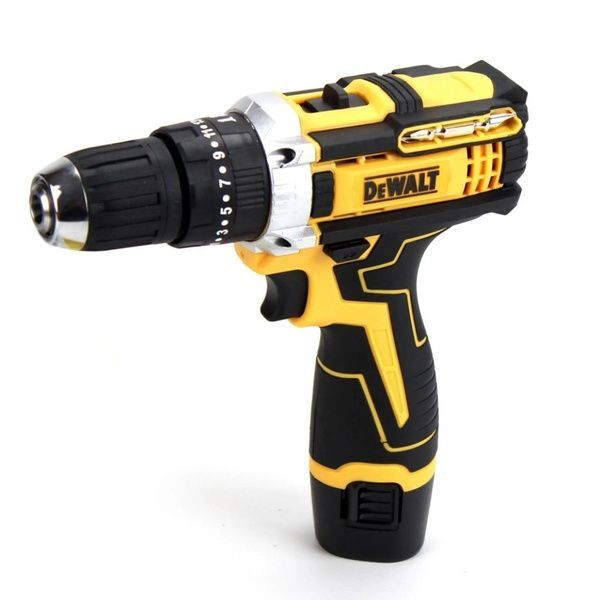 Ударний шуруповерт DeWALT DCD680 (12V 2AH) з великим набором інструментів (КІТ-9) Деволт КИТ-9 фото