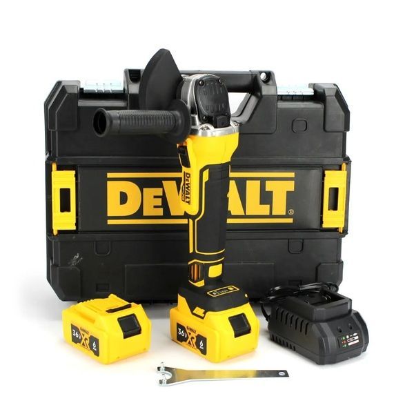 Акумуляторна болгарка DeWalt DCG409P2 (36V, 6AH) з регулятором, АКБ УШМ Девольт, УШМ Деволт DCG405NT фото