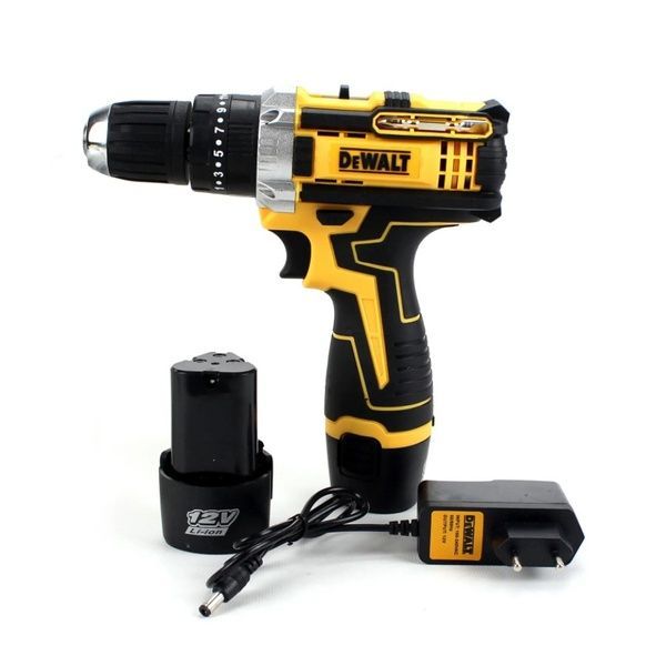 Ударний шуруповерт DeWALT DCD680 (12V 2AH) з великим набором інструментів (КІТ-9) Деволт КИТ-9 фото