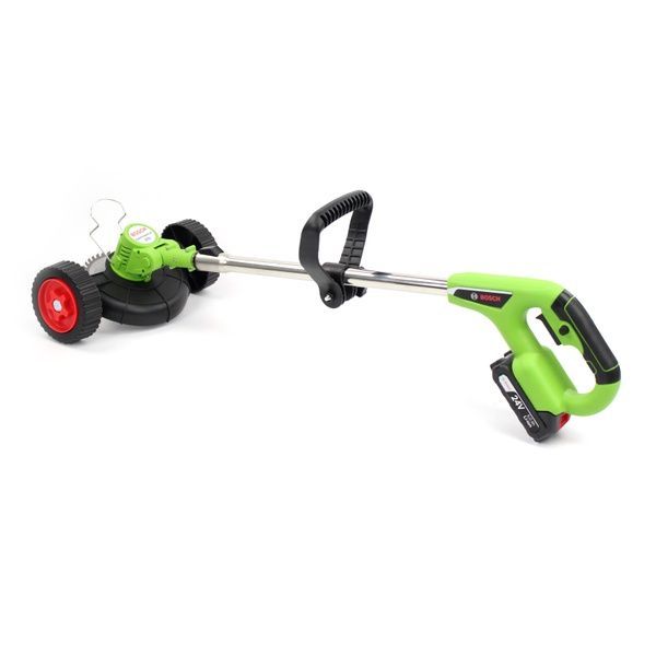 Акумуляторний тример Bosch EasyGrassCut 305 (24V, 5AH) АКБ тример з колесами Т01-013 фото
