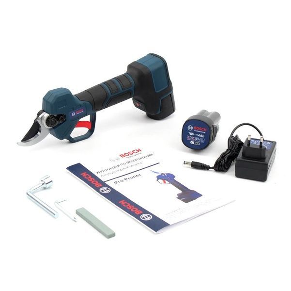 Акумуляторний секатор Bosch ProPruner (12V, 2AH), АКБ секатор Бош ProPruner фото