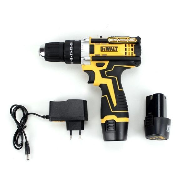 Ударний шуруповерт DeWALT DCD680 (12V 2AH) з великим набором інструментів (КІТ-9) Деволт КИТ-9 фото