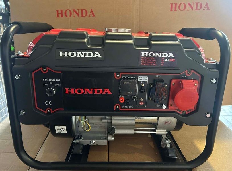 Бензиновий генератор HONDA BS170F (2,8 КВТ) Мідна обмотка 4-тактний бензогенератор Хонда BS170F (2.5-2.8 кВт) фото