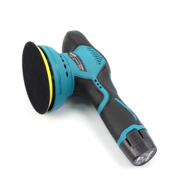 Акумуляторна полірувальна машинка Makita DC6000 (12V, 2AH) Шліфмашина з регулятором обертів Макіта 74557 фото