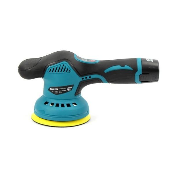 Акумуляторна полірувальна машинка Makita DC6000 (12V, 2AH) Шліфмашина з регулятором обертів Макіта 74557 фото