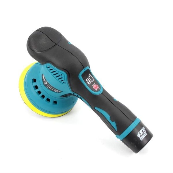 Акумуляторна полірувальна машинка Makita DC6000 (12V, 2AH) Шліфмашина з регулятором обертів Макіта 74557 фото